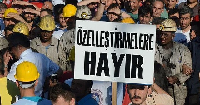TTK çalışanları kurumun özelleştirilme iddiasını protesto etti