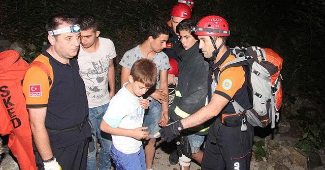 Uludağ eteklerinde kaybolan çocuklar kurtarıldı