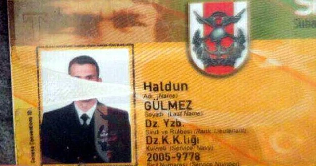 Yüzbaşının üzerinden beddua notu çıktı