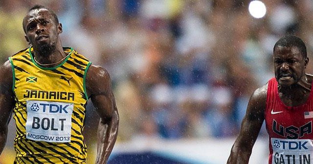 100 metrede Bolt ve Gatlin yarı finalde