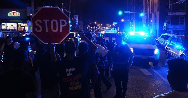 ABD&#039;de siyahilere yönelik sert müdahaleler protesto edildi