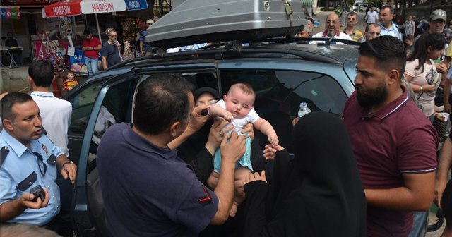 Arabada mahsur kalan bebek için seferberlik