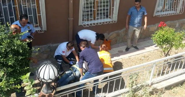 Arkadaşını öldürdü, kayınpederinin evine tırmanırken düşüp yaralandı