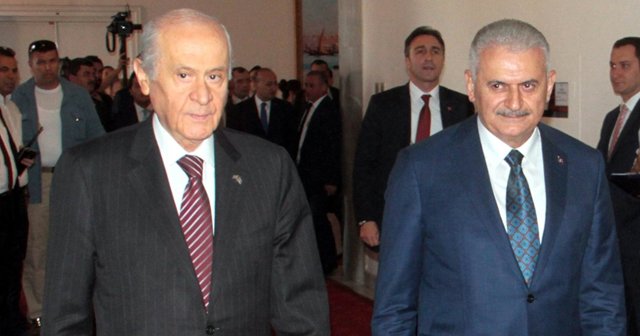 Başbakan MHP lideriyle bir araya geldi