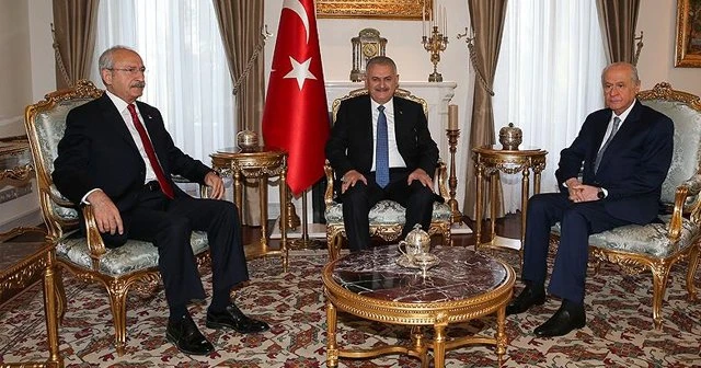 Başbakanlık Konutu'nda liderler bir araya geldi
