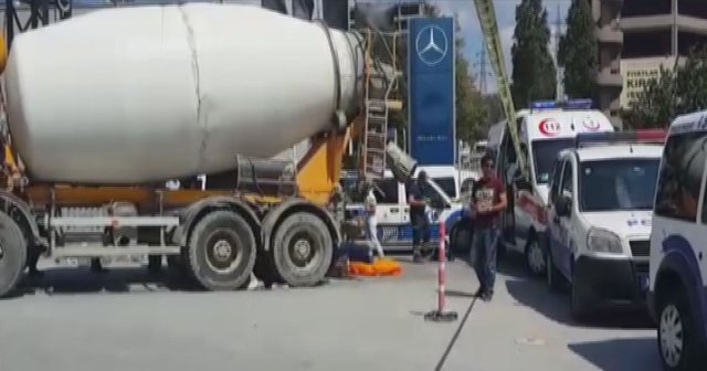 Beton mikserinin altında kalan 2 Suriyeli hayatını kaybetti