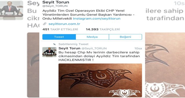 CHP Genel Başkan Yardımcısına hack şoku!