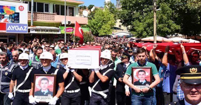 Cizre şehitleri son yolculuğuna uğurlandı