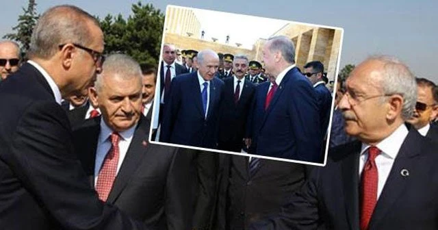 Cumhurbaşkanlığı'nın sitesinden iki önemli fotoğraf