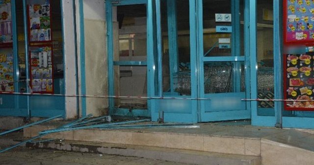 Diyarbakır’da markete saldırı