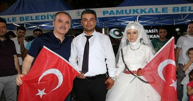 Düğünden demokrasi nöbetine