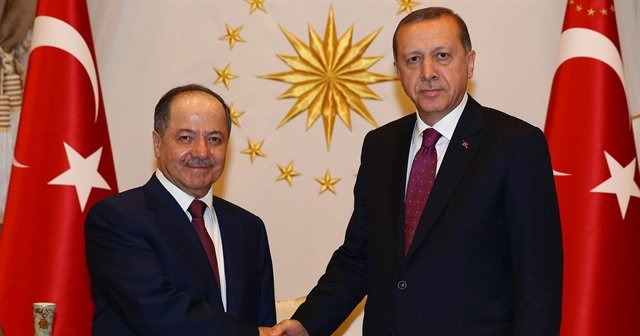 Erdoğan Barzani&#039;yi kabul etti