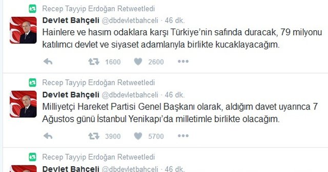 Erdoğan&#039;dan Bahçeli sürprizi