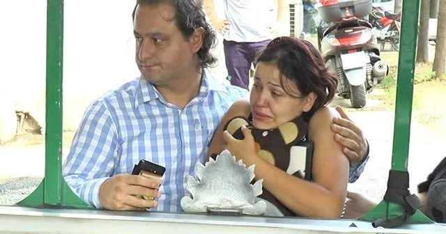Eşi İsrafil Köse’yi böyle uğurladı