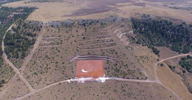 İç Anadolu’nun en büyük Türk bayrağı şekilleniyor