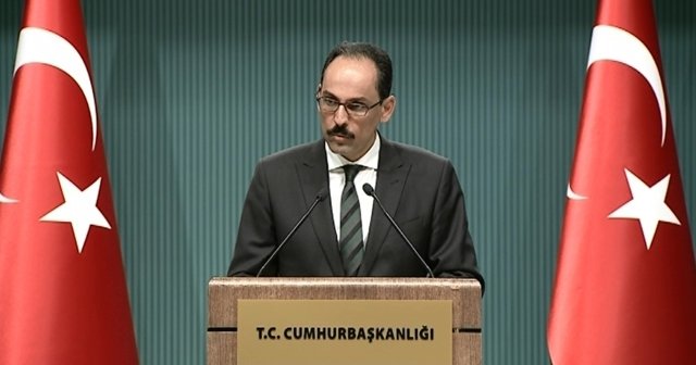 Kalın’dan ’YPG’ açıklaması