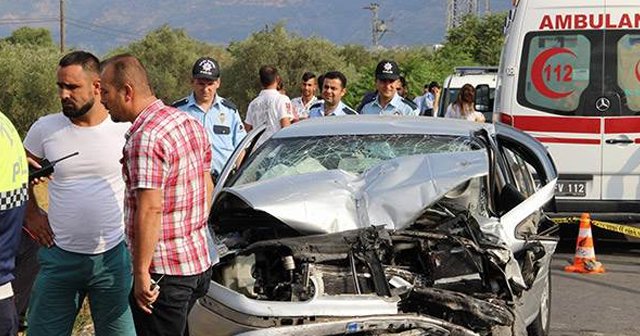 Manisa’da trafik kazası, 2 ölü, 2 yaralı