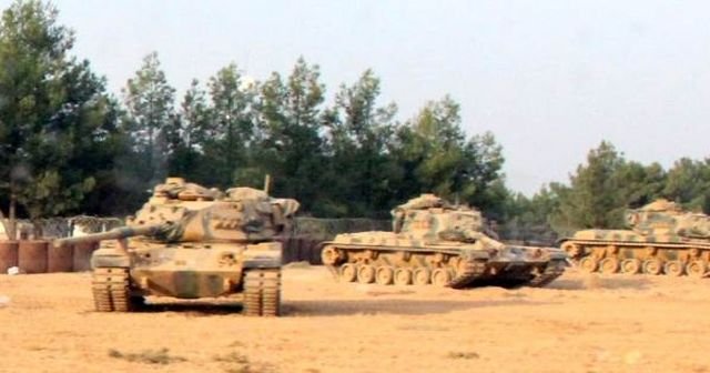 Mayınların temizlendiği bölgelere tanklar yönlendirildi