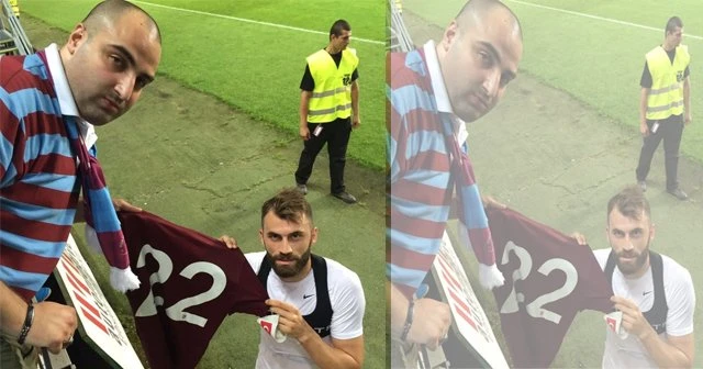 Mustafa Yumlu o taraftara formasını verdi