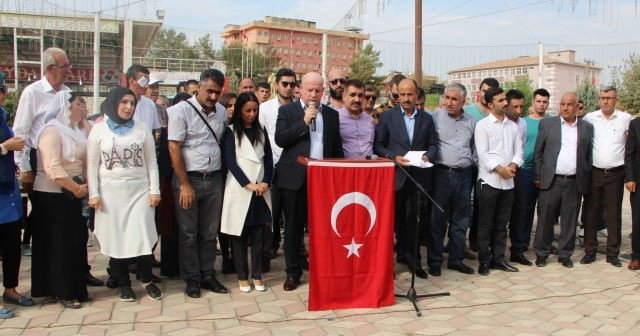 Silopi’de PKK ve FETÖ protestosu