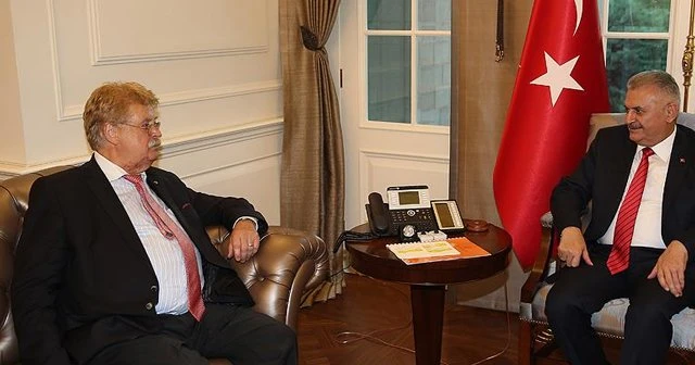 Yıldırım, AP Dış İlişkiler Komitesi Başkanı Brok'u kabul etti