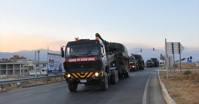 15 fırtına obüsü İslahiye’ye getirildi