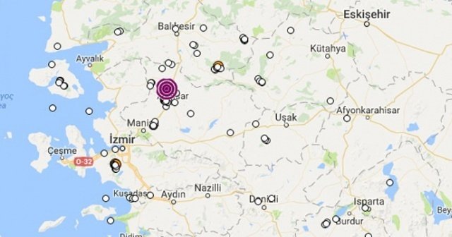 Akhisar’da 3.9 şiddetinde deprem oldu