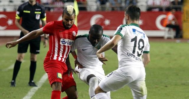 Antalyaspor, Akhisar Belediyespor maçı golsüz bitti