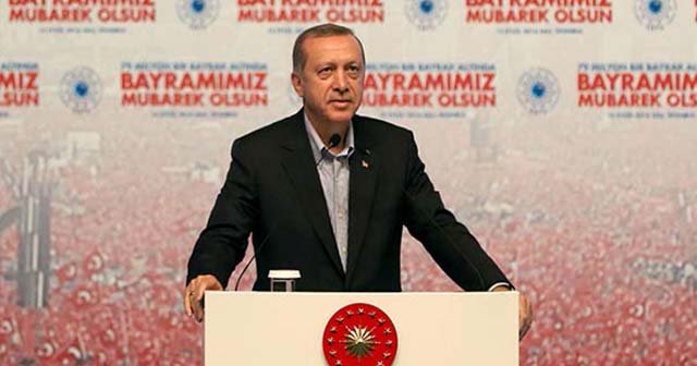 Erdoğan İstanbul&#039;da bayramlaşma töreninde konuştu