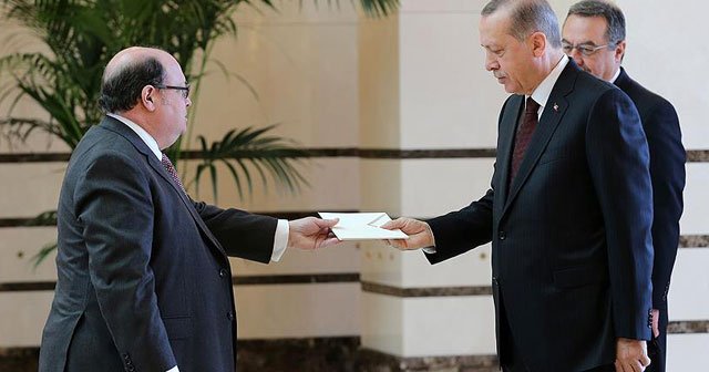 Erdoğan, Şili Büyükelçisi Silva&#039;yı kabul etti