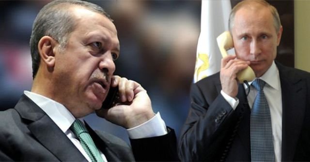 Erdoğan ve Putin, Suriye’yi görüştü