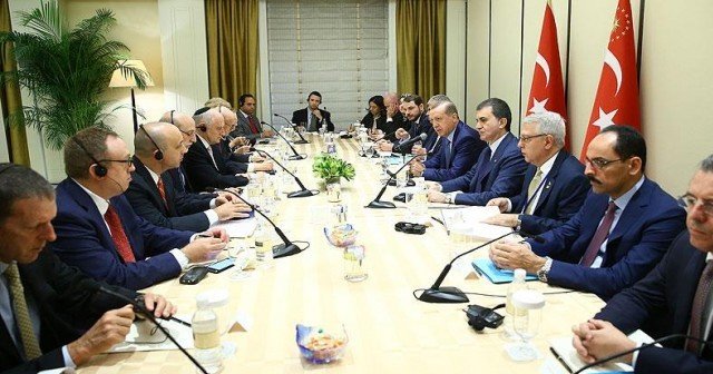 Erdoğan, Yahudi kuruluşlarının temsilcilerini kabul etti