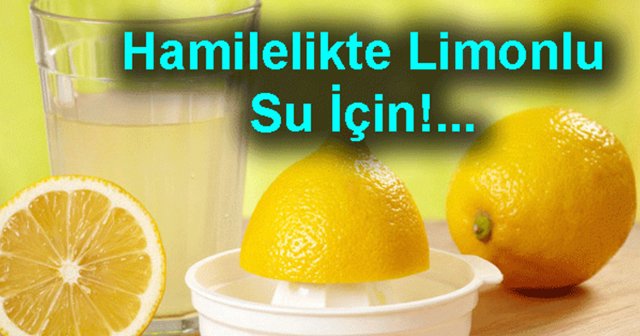 Hamileler Limonlu Su İçebilir mi?