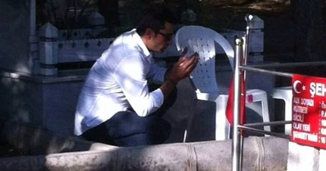 İmirzalıoğlu Halisdemir’in kabrini ziyaret etti
