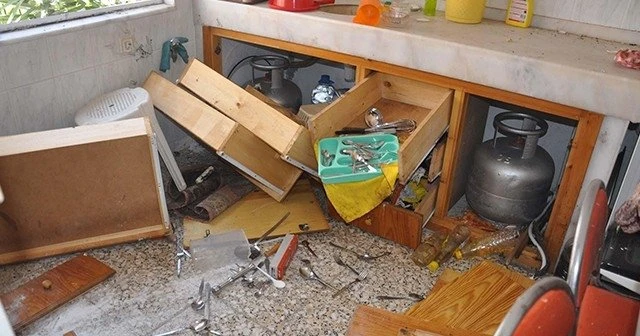 Lambayı yakmak istedi, bomba gibi patladı