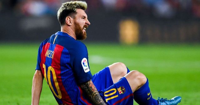 Messi, 3 hafta sahalardan uzak kalacak