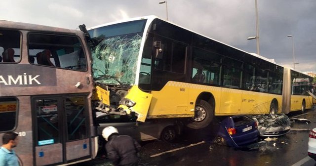 Metrobüs kazasının sebebi belli oldu