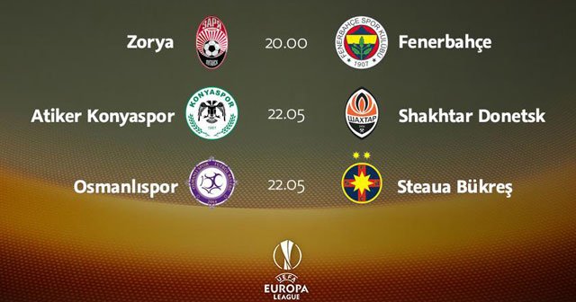 UEFA Avrupa Ligi'nde heyecan başlıyor