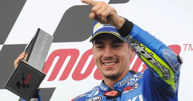 Vinales, MotoGP'de ilk kez zirvede