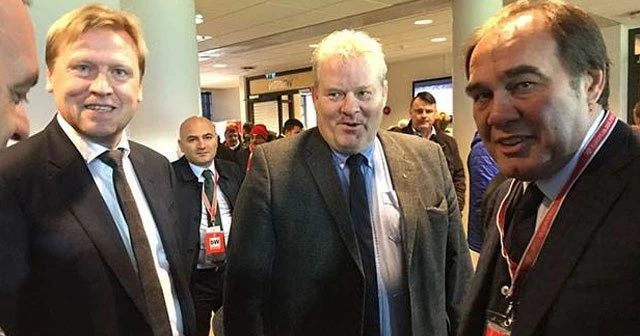 Demirören, Başbakan Johansson'la görüştü