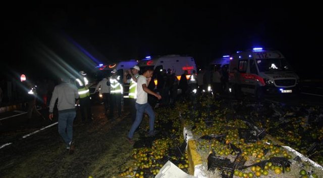 Gölbaşı&#039;nda feci kaza, 1&#039;i ağır 24 yaralı