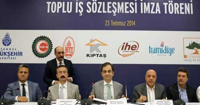 İBB&#039;de toplu sözleşmede ikinci gün