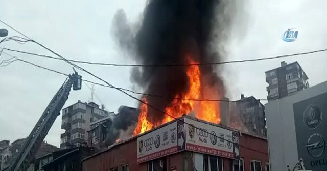 İstanbul&#039;da korkutan yangın