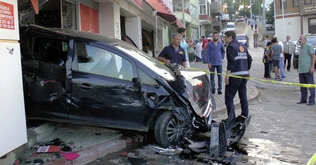 Kamyon dehşetinde facia teğet geçti