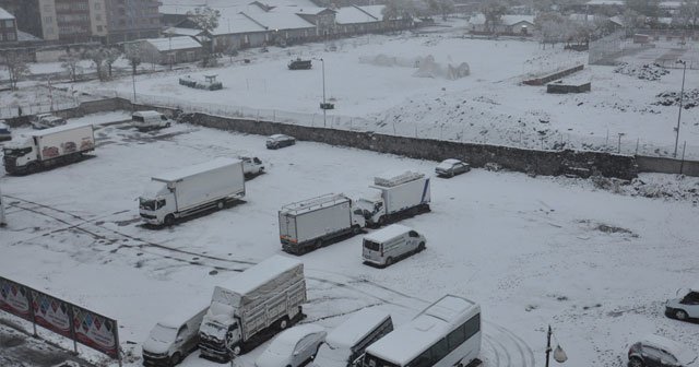 Kars&#039;a kar bu yıl erken yağdı