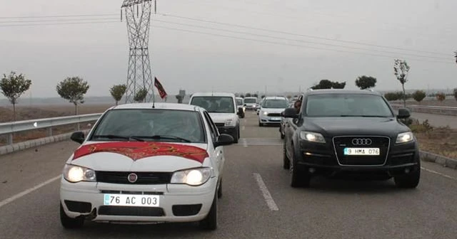 Müdür Babal'a 300 araçlık uğurlama konvoyu