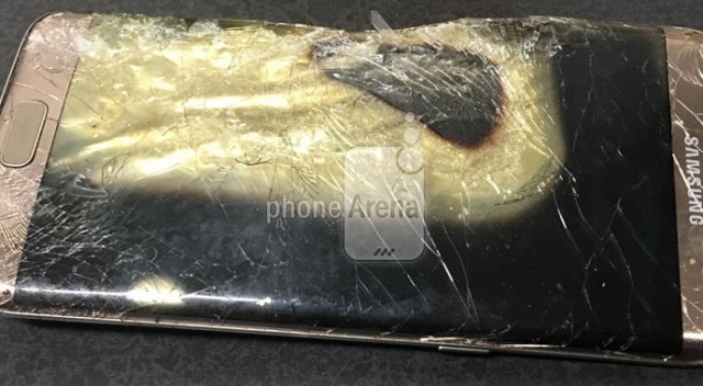 Samsung Galaxy S7 Edge patladı