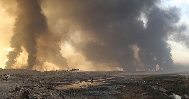 Terör örgütü DEAŞ kurtarılan köyleri bombalıyor