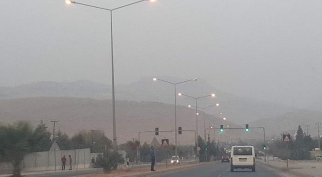 Toz fırtınası Mardin&#039;i etkisi altına aldı