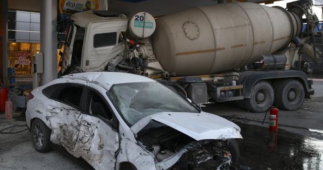 Ankara&#039;da beton mikseri dehşeti